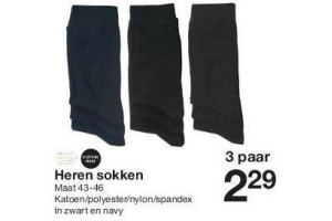 heren sokken