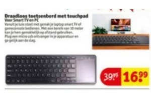 draadloos toetsenbord met touchpad