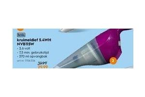 black en decker kruimeldief 5 4wh nvb115w
