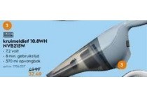 black en decker kruimeldief 10 8wh nvb215w