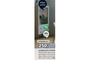 gammelgab vitrinekast