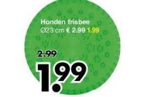 honden frisbee