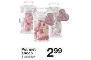 pot met snoep