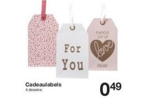 cadeaulabels