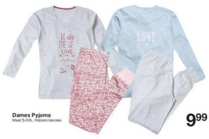 dames pyjama