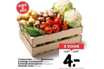 verschillende groente 3 voor eur4