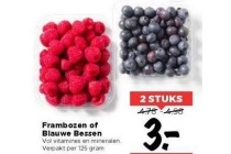 frambozen of blauwe bessen