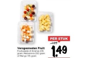 versgesneden fruit