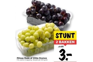 pitloze rodeof witte druiven
