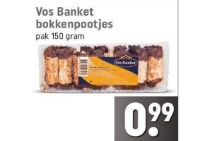 vos banket bokkenpootjes