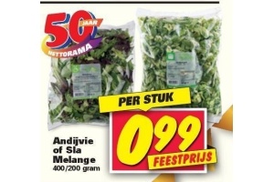 andijvie of sla melange