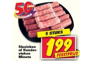slavinken of rundervinken minute 5 stuks