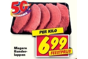 magere runderlappen