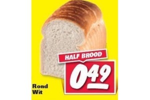 rond wit half brood