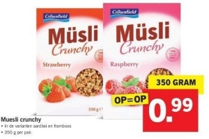 muesli crunchy