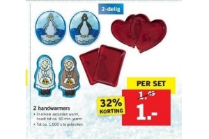 2 handwarmers