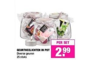 geurtheelichten in pot