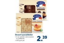 dessert specialiteiten