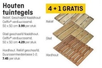 houten tuintegels