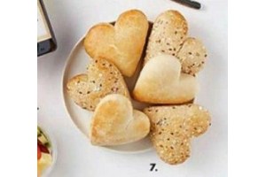hartvormige broodjes