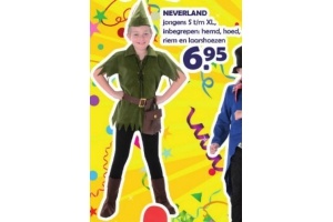 neverland carnavalspak