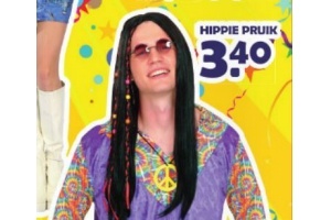 hippie pruik