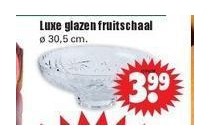 luxe glazen fruitschaal