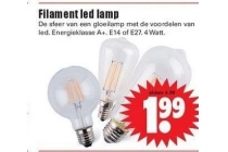 filament led lamp
