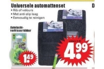 universele automattenset