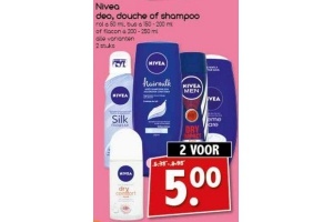 nivea douche shampoo deo