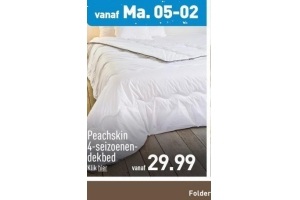 peachskin 4 seizoenen dekbed