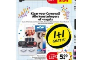 alle kunstwimpers of nagels