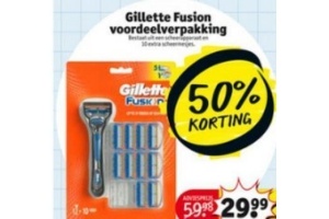 gilette fusion voordeelverpakking