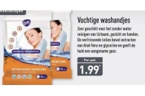 vochtige washandjes