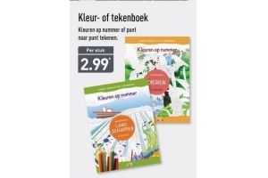 kleur of tekenboek