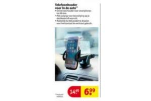 telefoonhouder voor in de auto