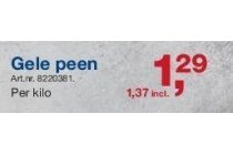 gele peen