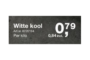 witte kool