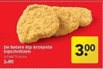 de betere kip krokante kipschnitzels