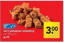 vers gebakken kibbeling