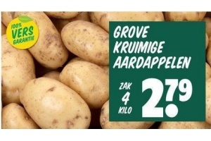 grove kruimige aardappelen