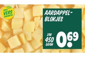 aardappelblokjes