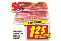 ontbijt of katenspek