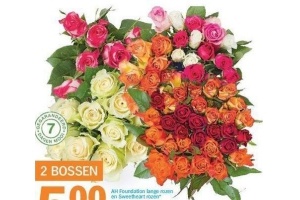 ah foundation lange rozen en sweetheart rozen