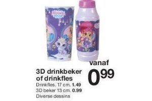 d drinkbeker of drinkfles