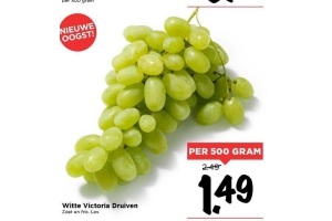 witte victoria druiven