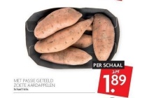 met passie geteeld zoete aardappelen