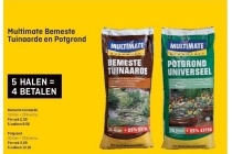 multimate bemeste tuinaarde en potgrond