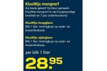 kluswijs mengverf