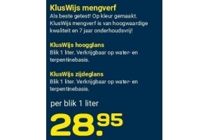 kluswijs mengverf